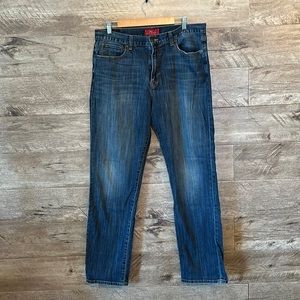 Lucky Brand 429 Classic Straight Mens Denim Blue Jeans 36X34